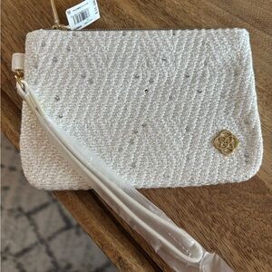 Kendra Scott Cream Clutch Bag